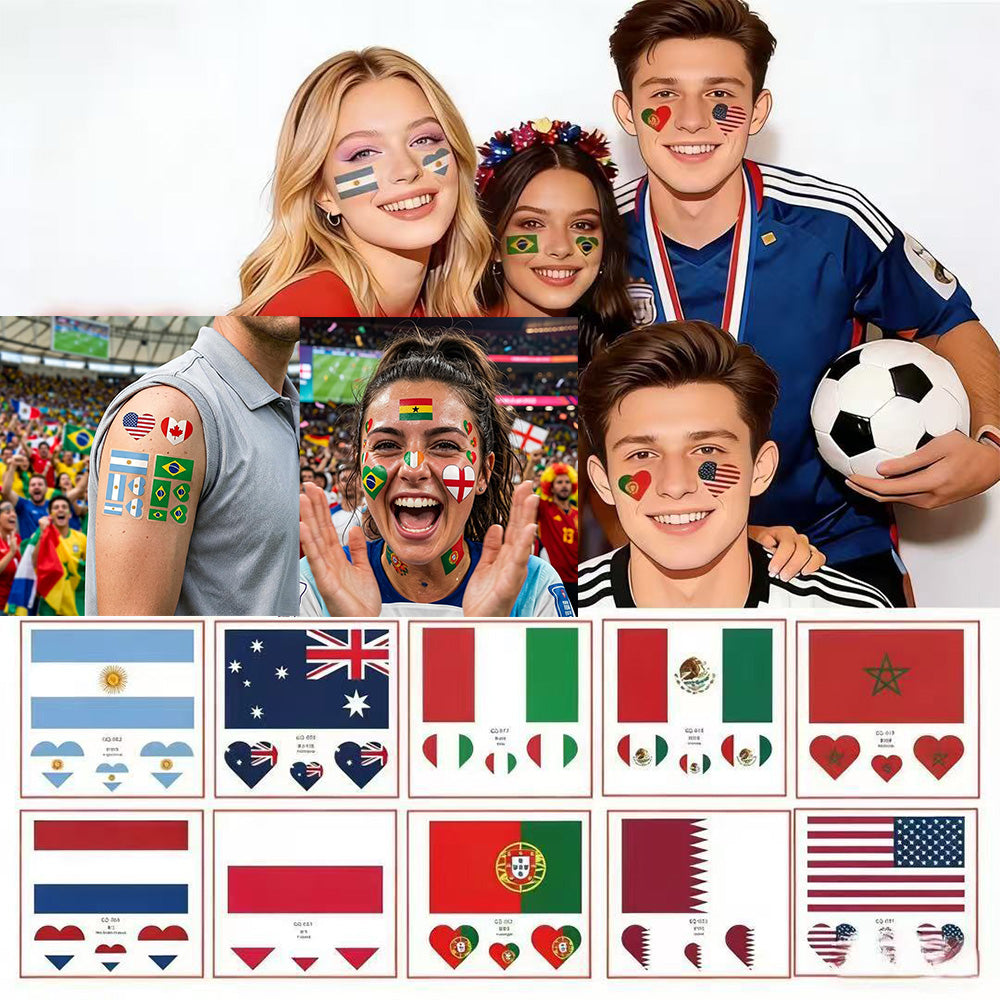 World Cup Temporary Tattoos